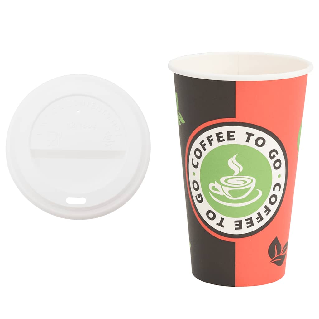 Pappbecher mit Deckeln 1000 Stk. 4oz 120ml