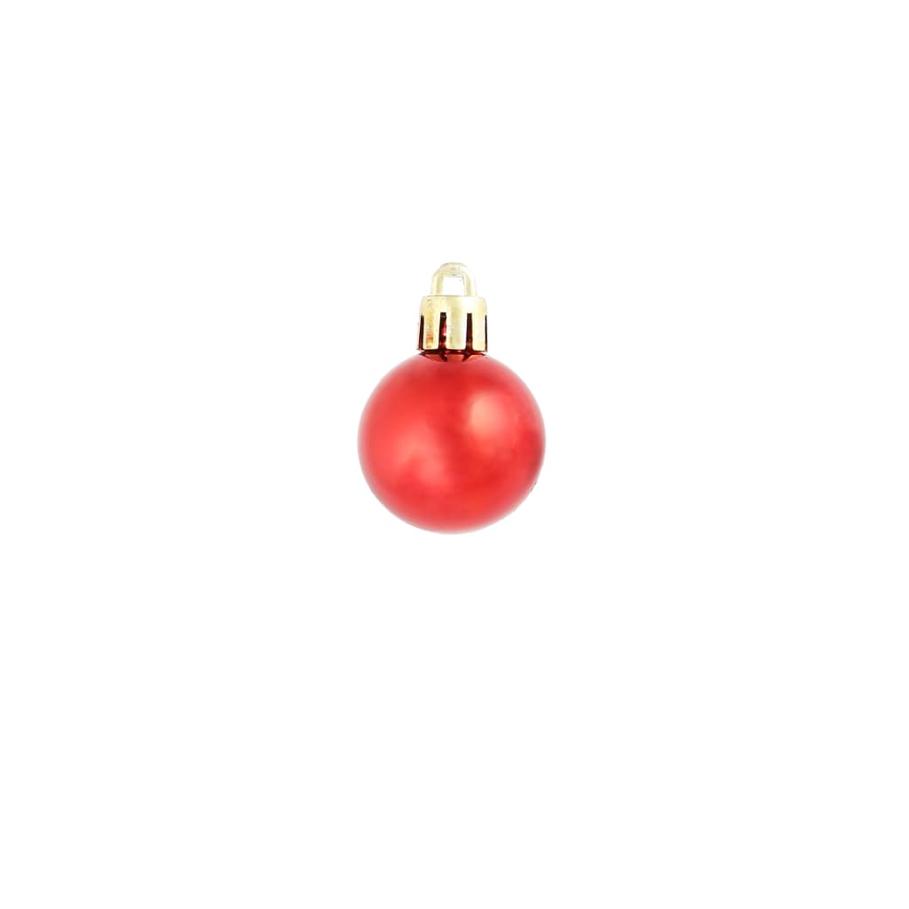 100-tlg. Weihnachtskugel-Set Weiß
