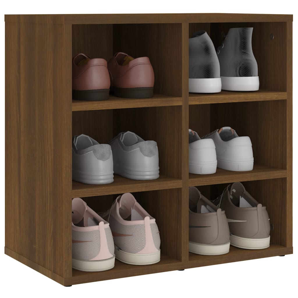 Schuhregale 2 Stk. Weiß 52,5x30x50 cm