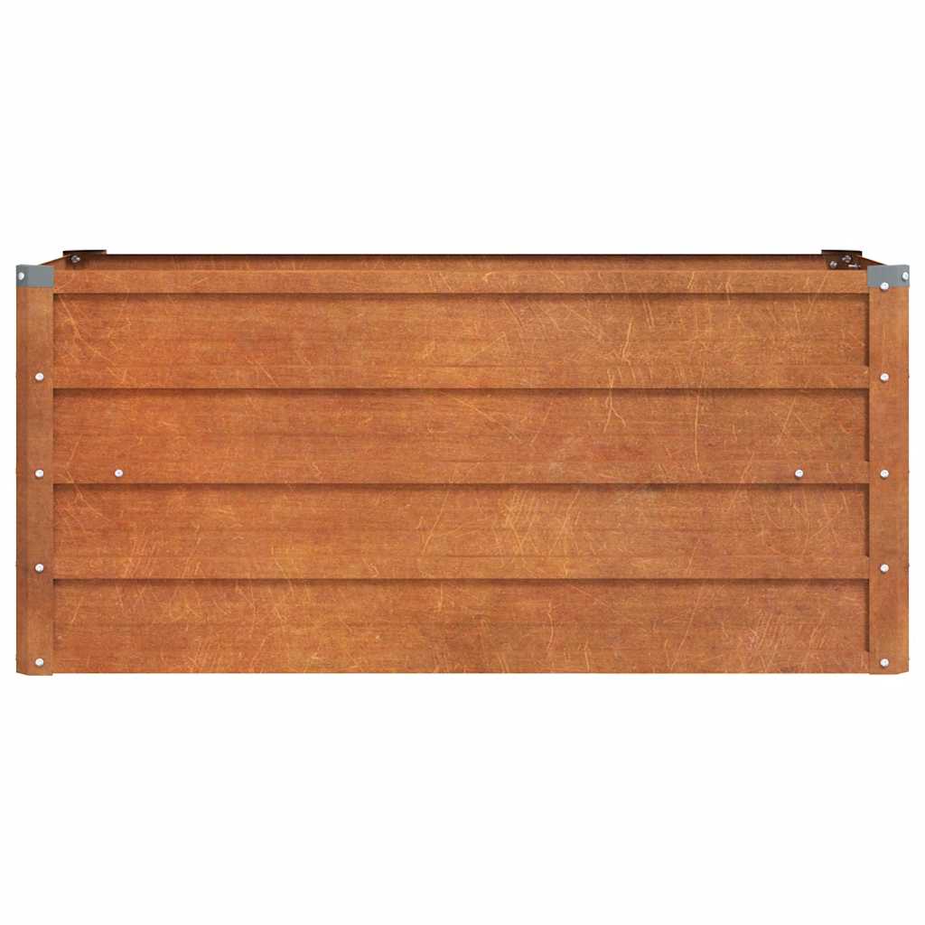 Hochbeet Rostig 100x100x77 cm Cortenstahl