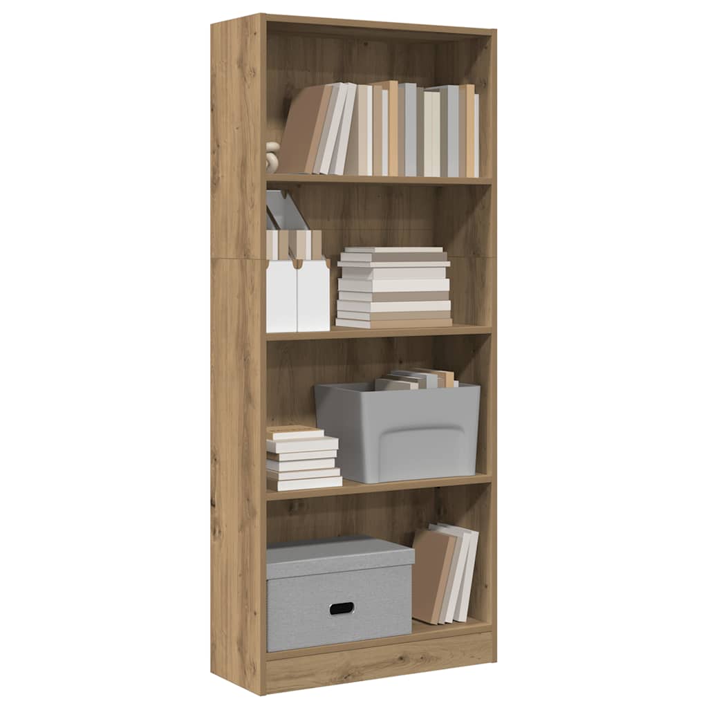 Bücherregal Weiß 40x24x75 cm Holzwerkstoff