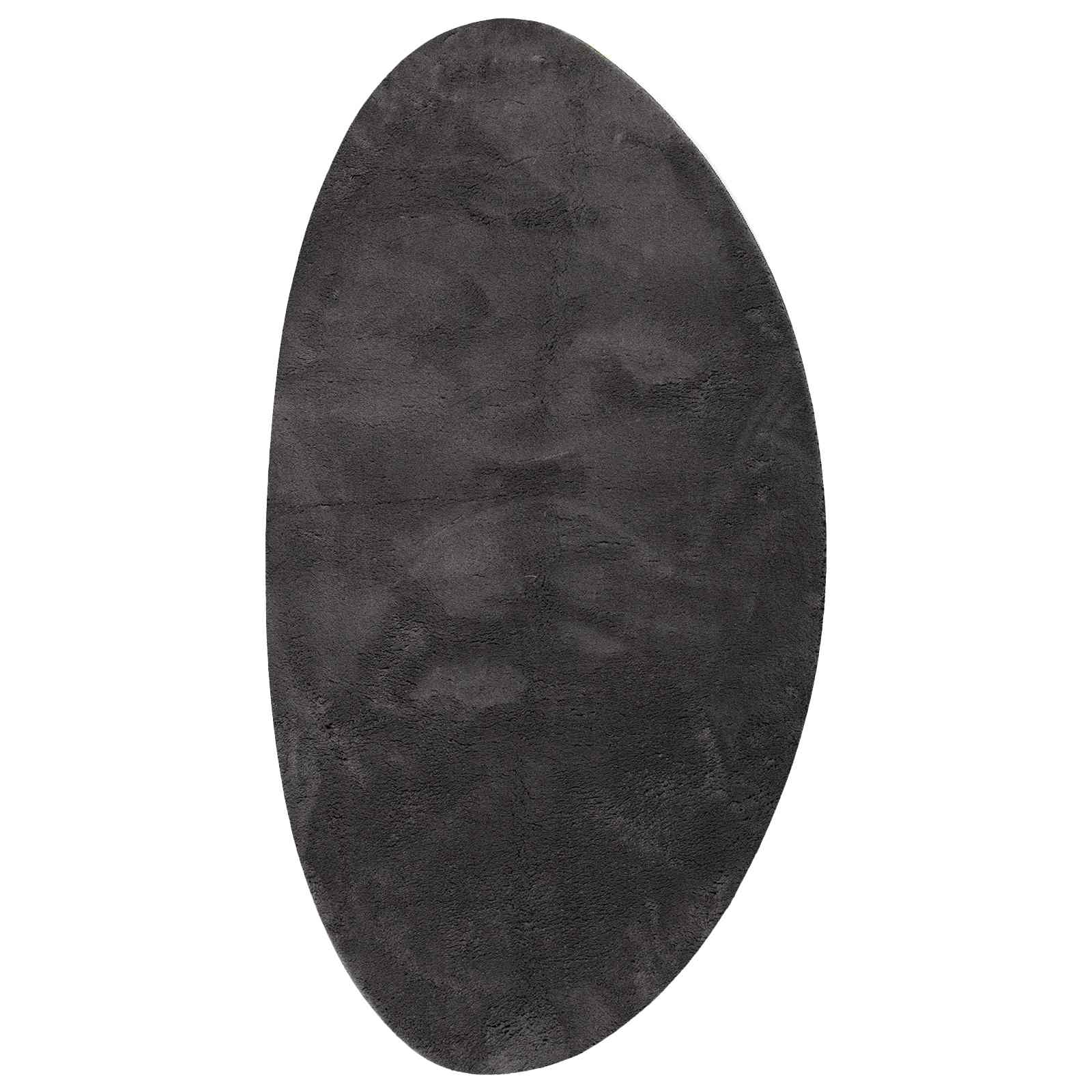 Bereichsteppiche HUARTE Anthrazit 100 x 200 cm Polyester