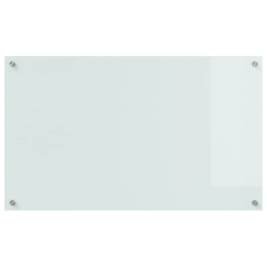 Küchenrückwand 2 pcs Weiß 70 x 40 cm Gehärtetes Glas
