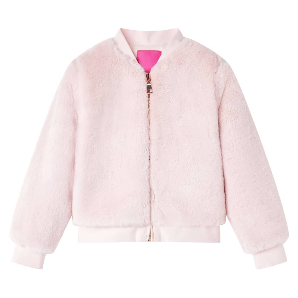Kinderjacke Kunstpelz Zartrosa 104