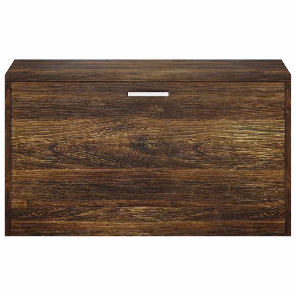 Schuhbank Eiche 80x24x45 cm