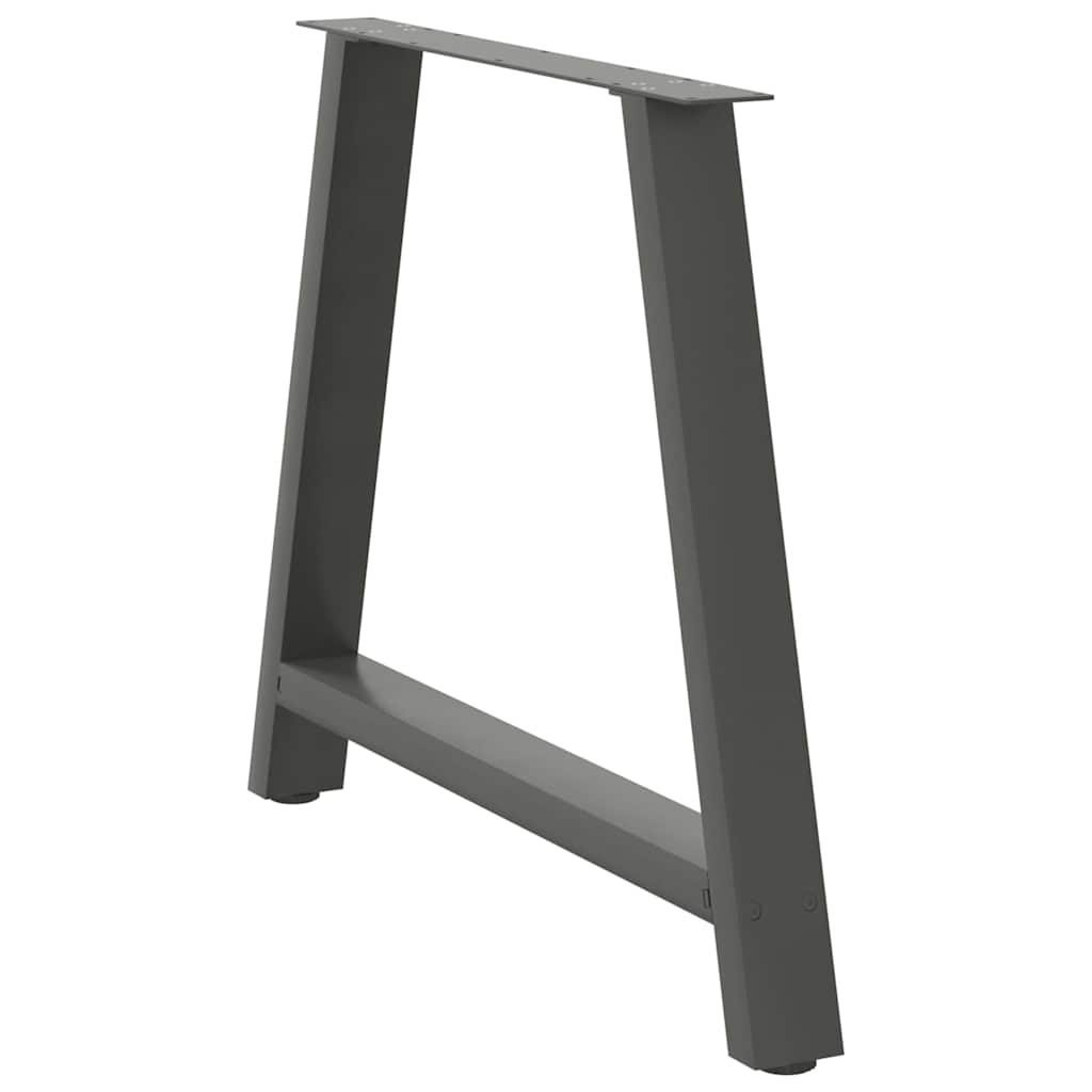 Couchtischbeine A-Form 2 Stk. 30x(30-31) cm Stahl