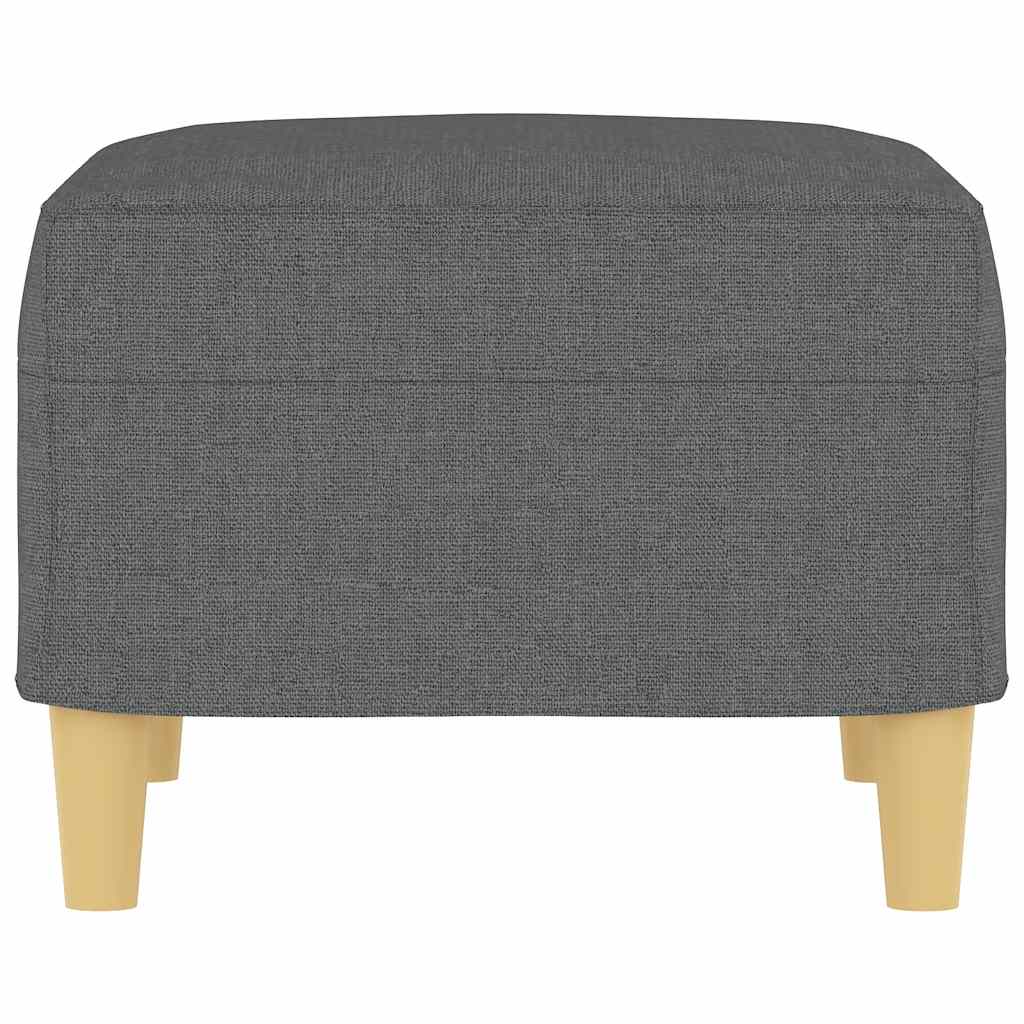 Fußhocker Hellgrau 60x50x41 cm Stoff
