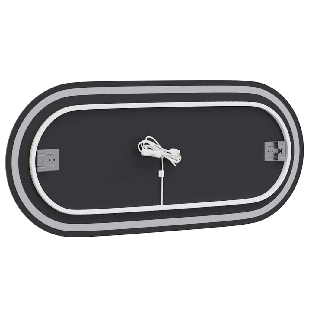 LED-Badspiegel 40x15 cm Oval