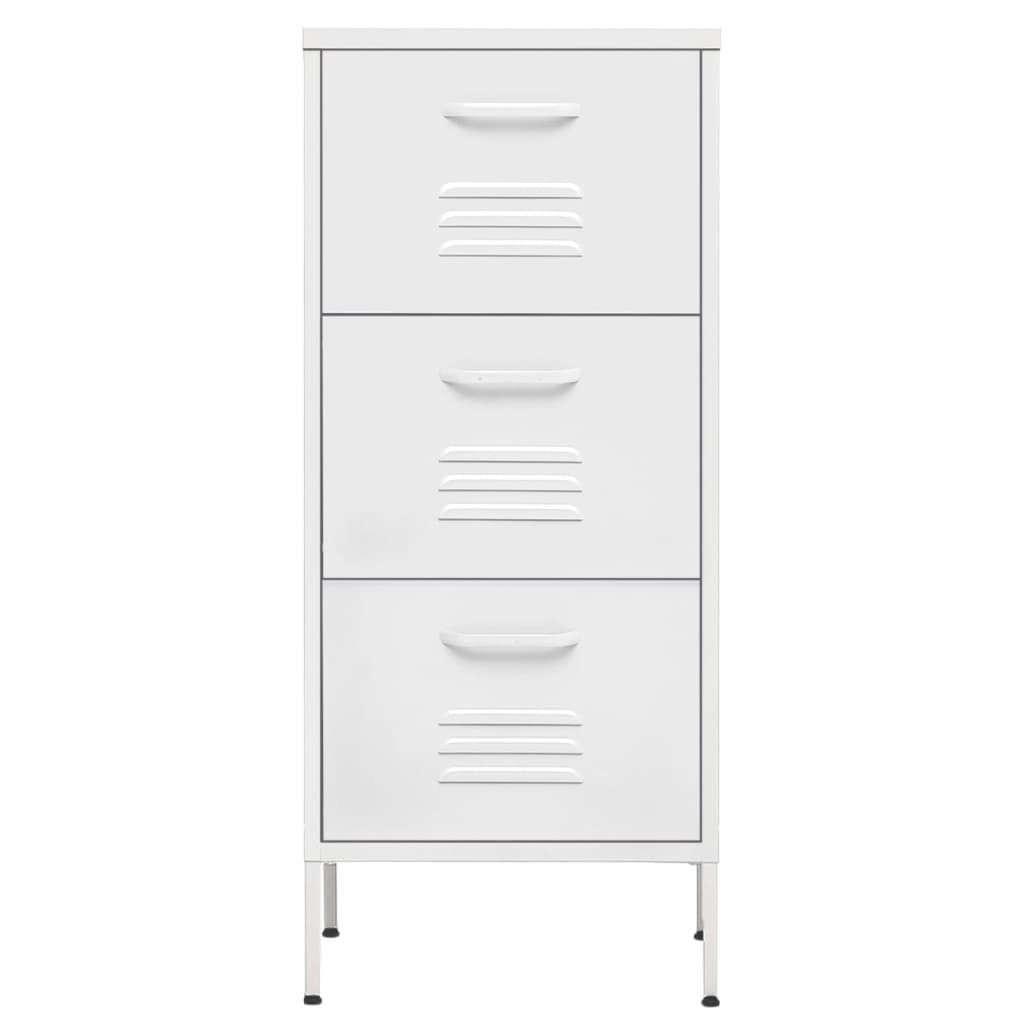 Beistellschrank Olivgrün 42,5x35x101,5 cm Stahl
