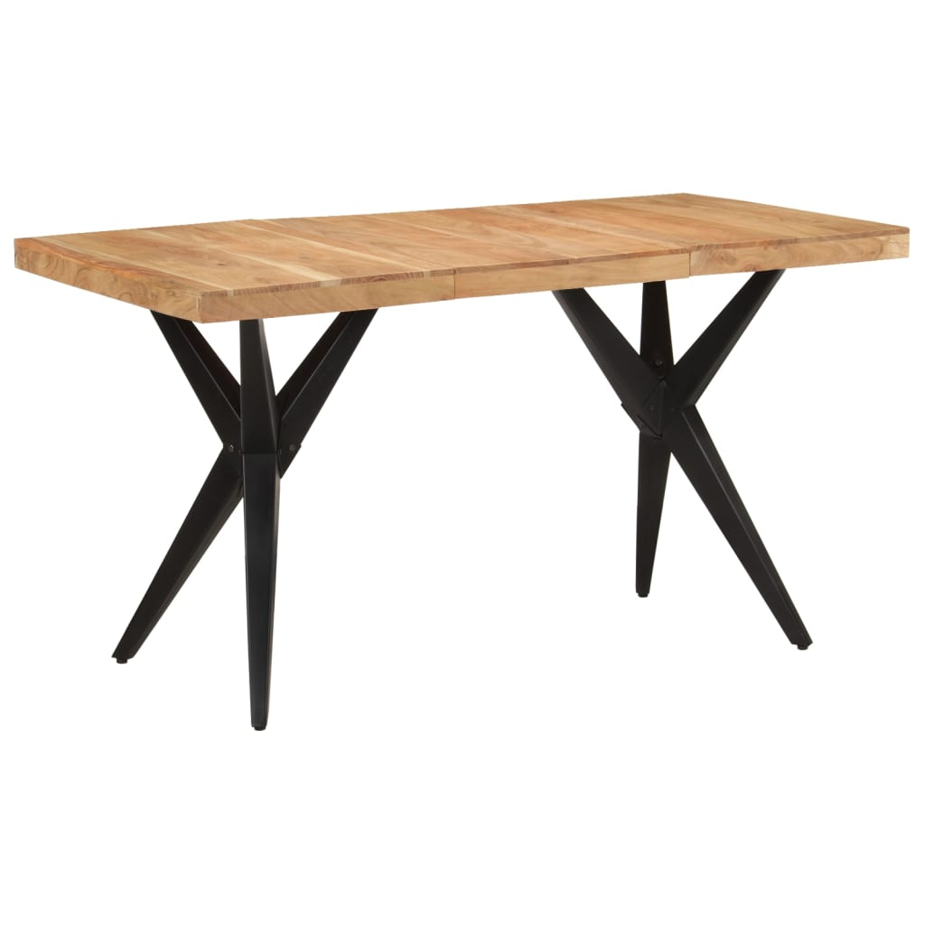 Esstisch 160x80x76 cm Massivholz Akazie