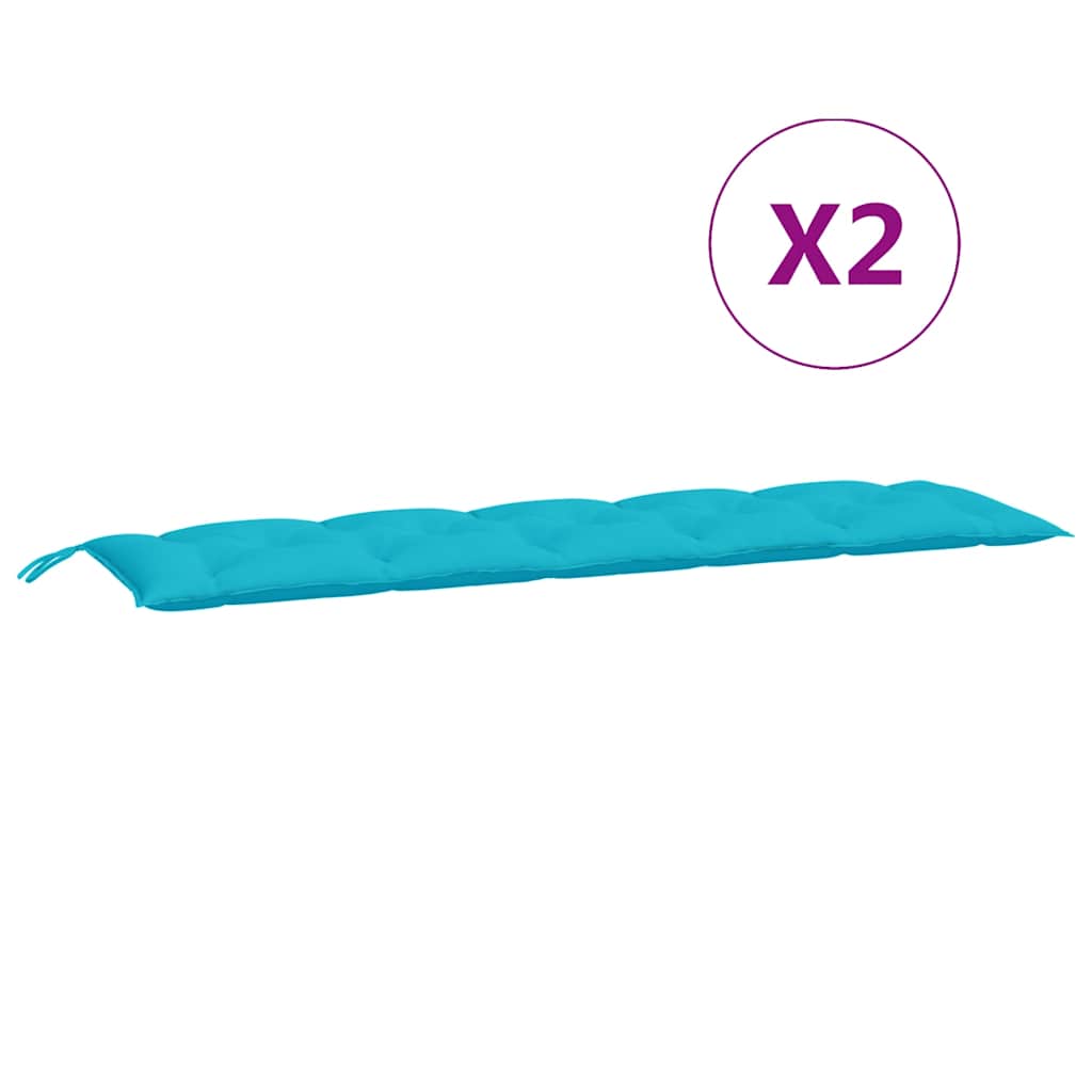 Gartenbank-Auflage Anthrazit 100x(50+50)x7 cm Oxford-Gewebe