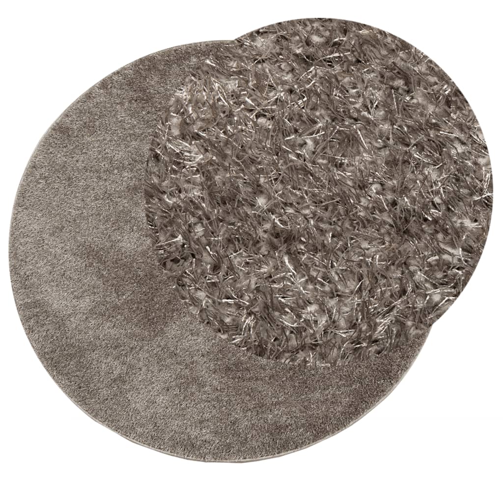 Teppich ISTAN Hochflor Glänzend Anthrazit 100x200 cm