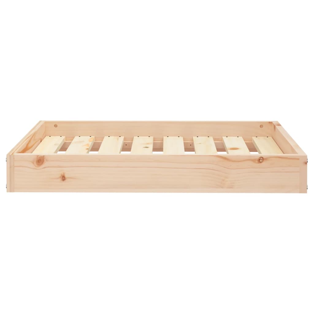 Hundebett 51,5x44x9 cm Massivholz Kiefer