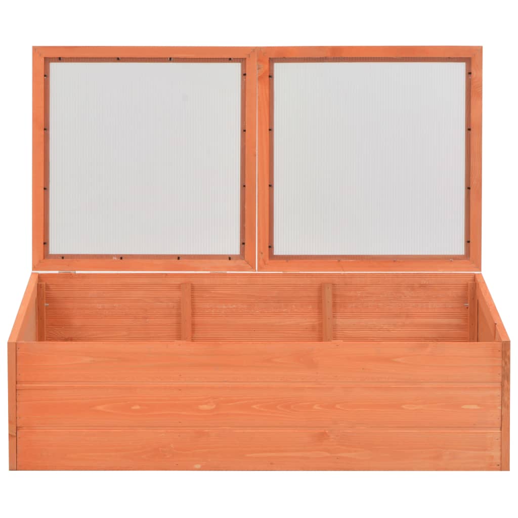 Frühbeet Holz 180x57x62 cm