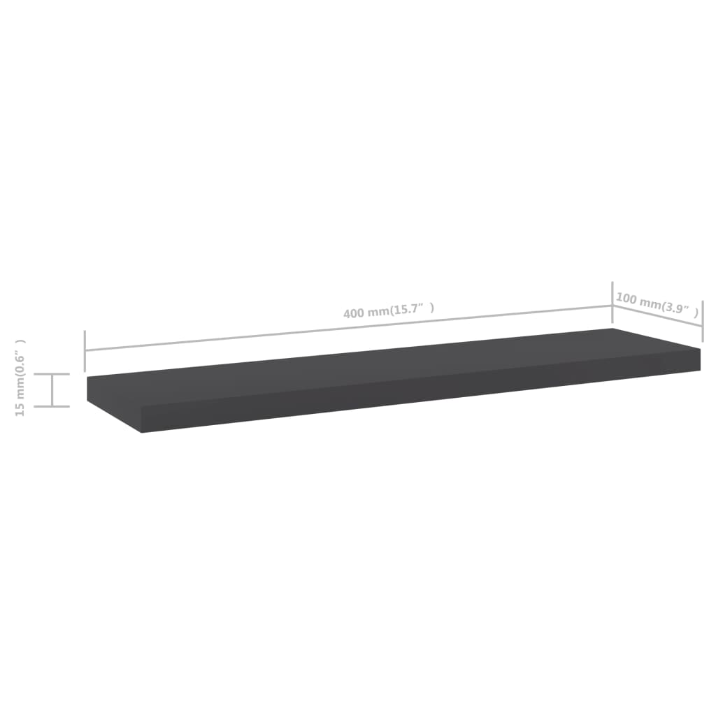Bücherregal-Bretter 4 Stk. Weiß 40x10x1,5 cm Holzwerkstoff