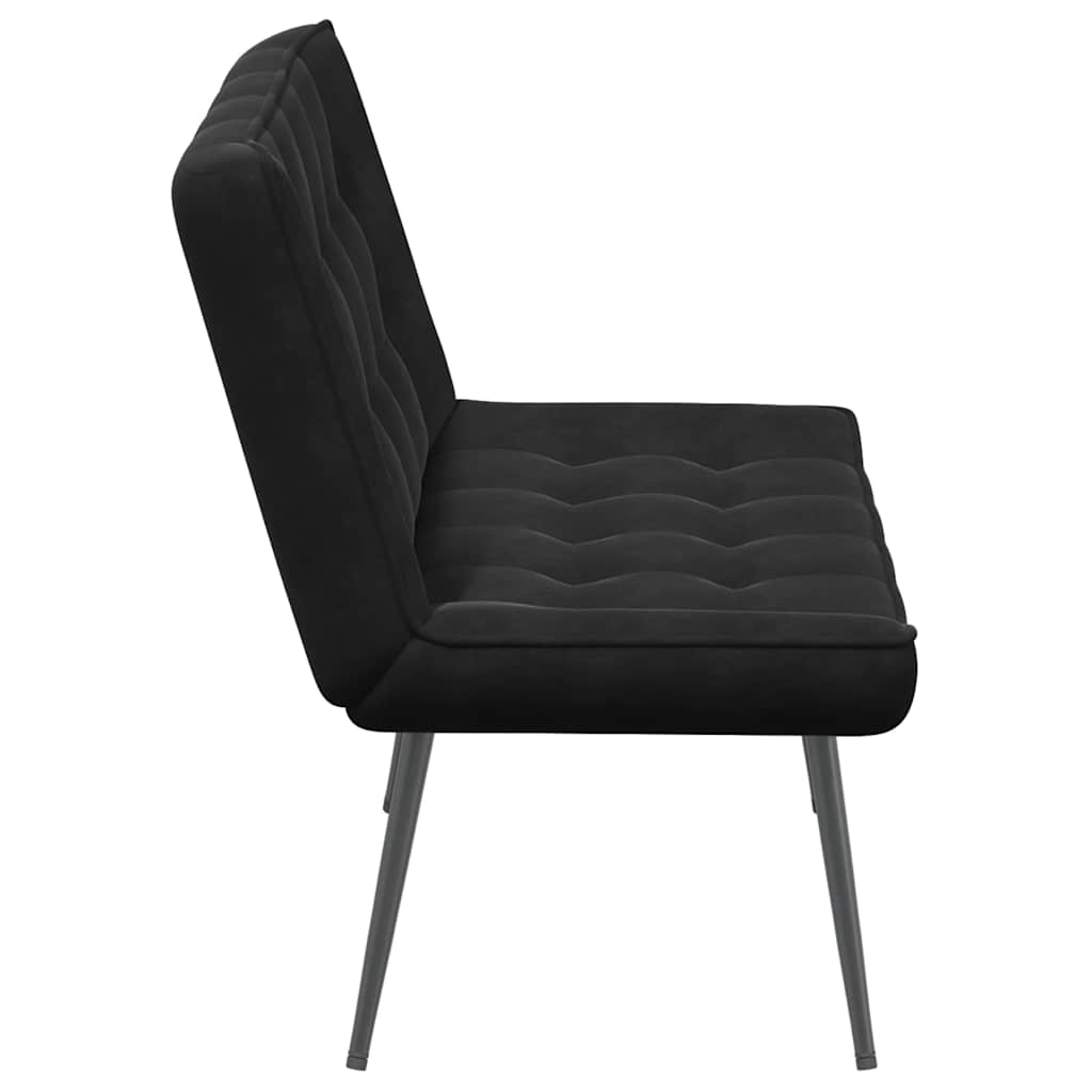 Sitzbank Hellgrau 110x74x84 cm Samt