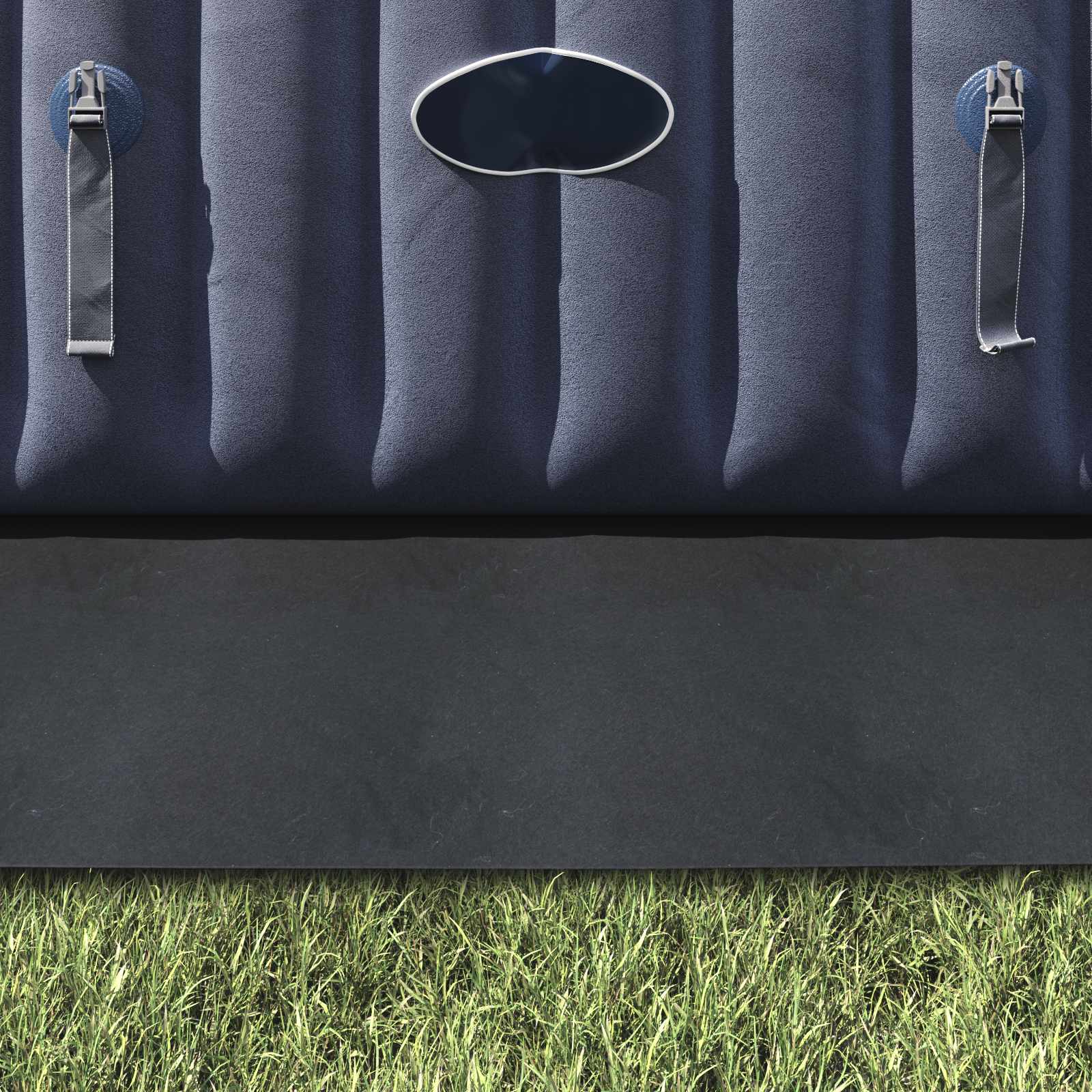 Bodenfolie für Pools 1 274 x 274 x 0,1 cm Quadratisch Hellgrau