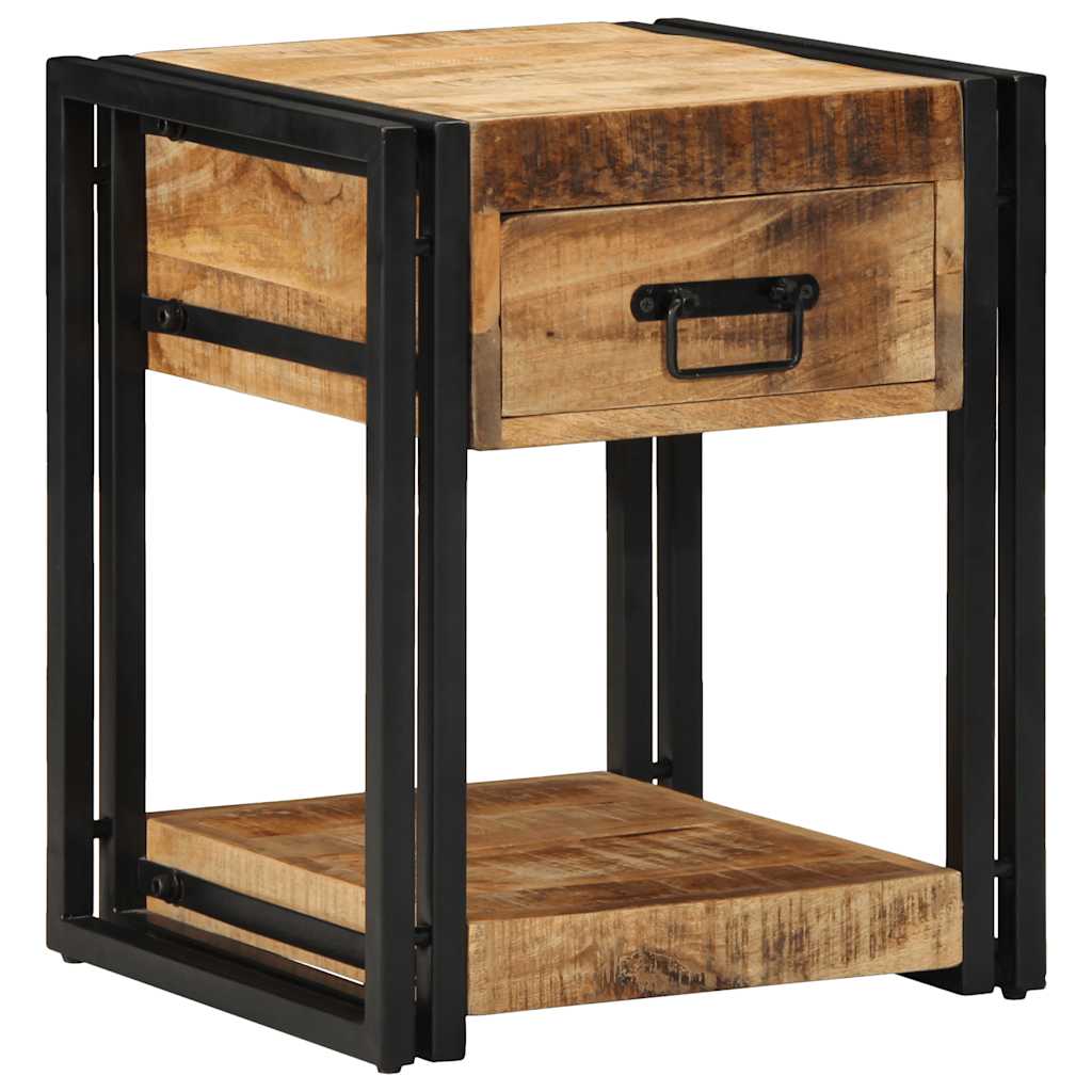 Nachttisch 40 x 35 x 50 cm Massives upgecyceltes Holz