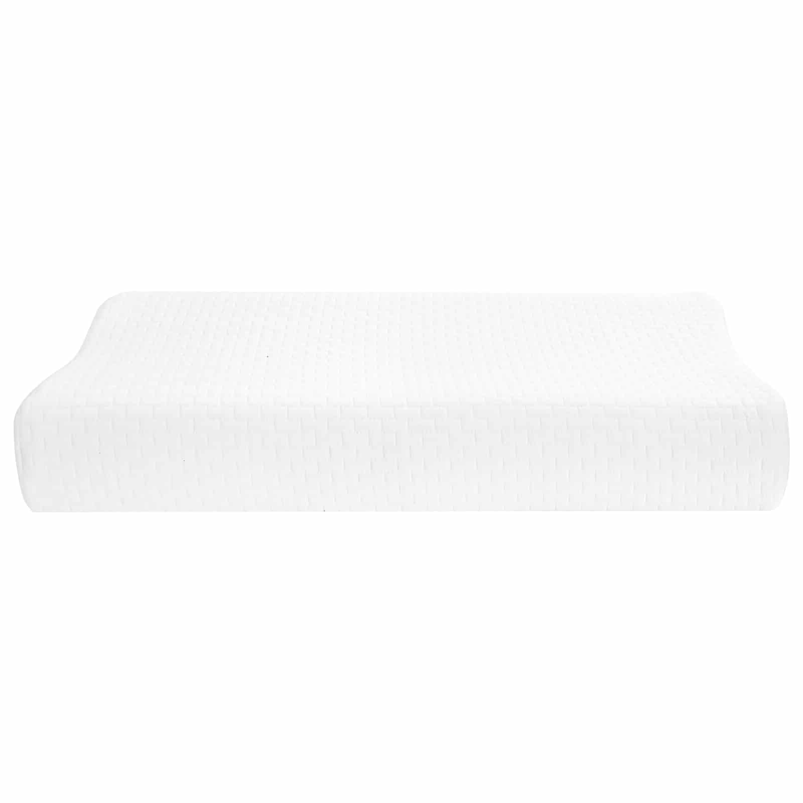 Schlafkissen Uni Weiß 60 x 37 x 12,5 cm Viscoschaum