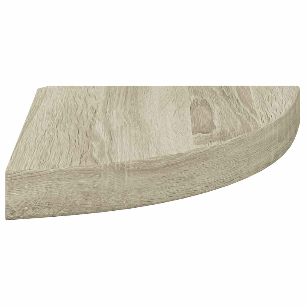 Schwebende Eckregale 2 Stk. Hochglanz-Weiß 25x25x3,8 cm MDF