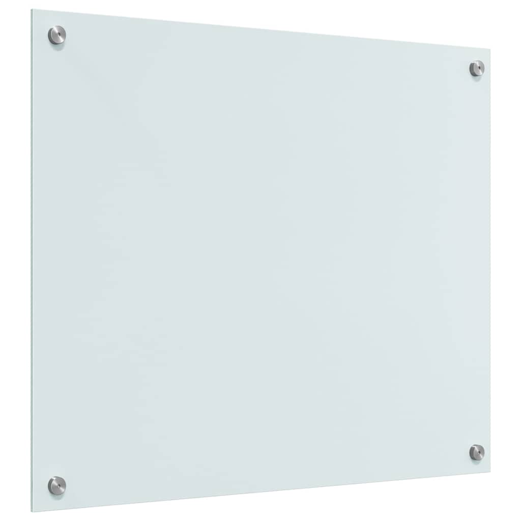 Küchenrückwand 2 pcs Weiß 70 x 40 cm Gehärtetes Glas