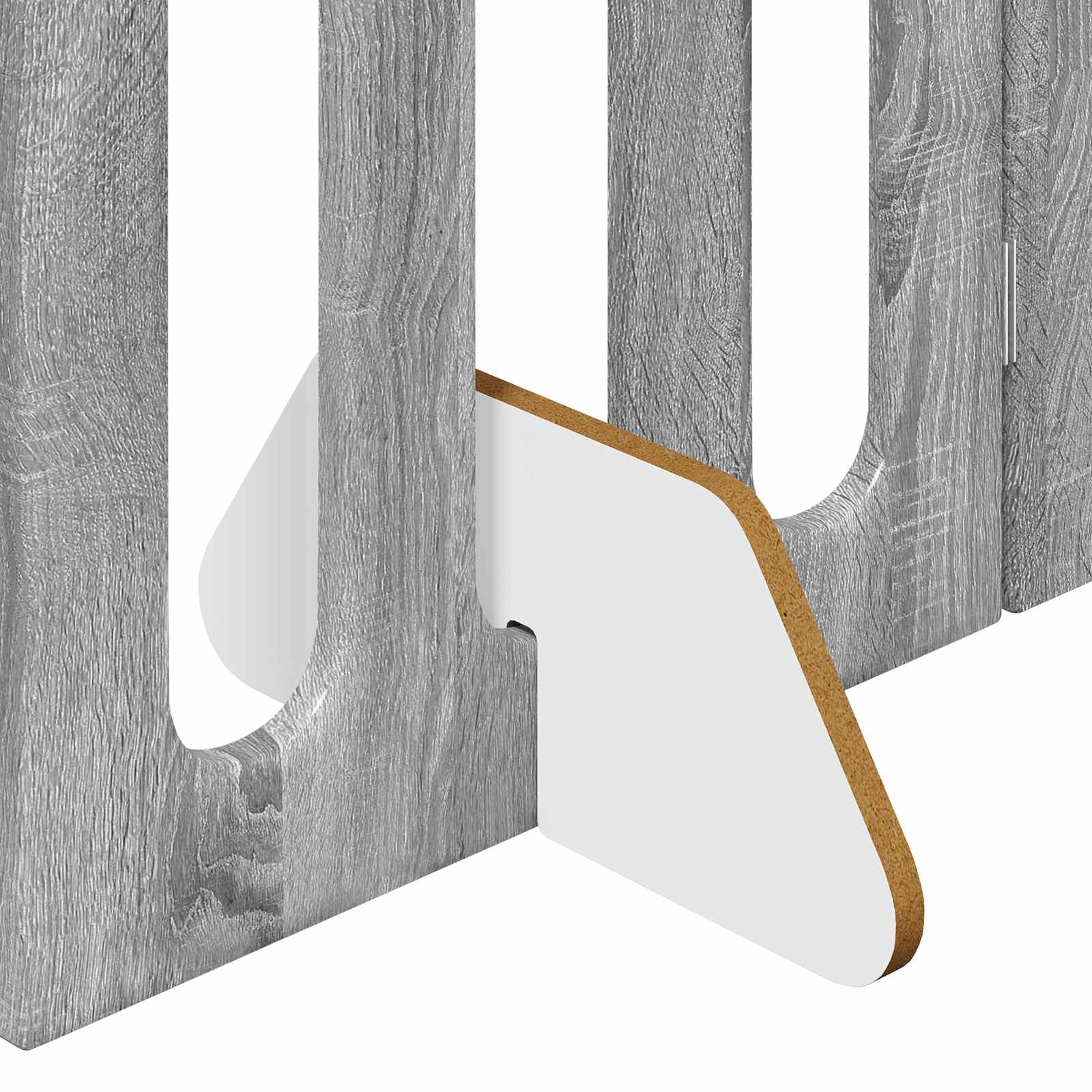 Faltbarer Haustierzaun 2 pcs Weiß 100,5 x 38 x 70 cm