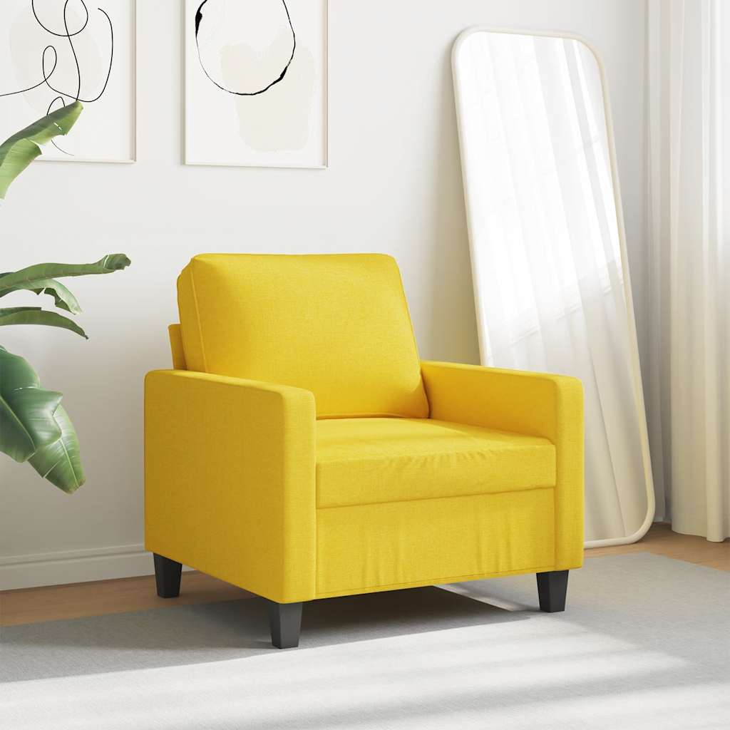 3-Sitzer-Sofa Hellgrau 180 cm Stoff