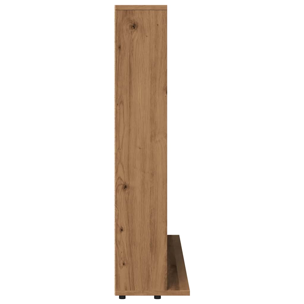 CD Regal Schwarz Eichen-Optik 101 x 23 x 177,5 cm Holzwerkstoff