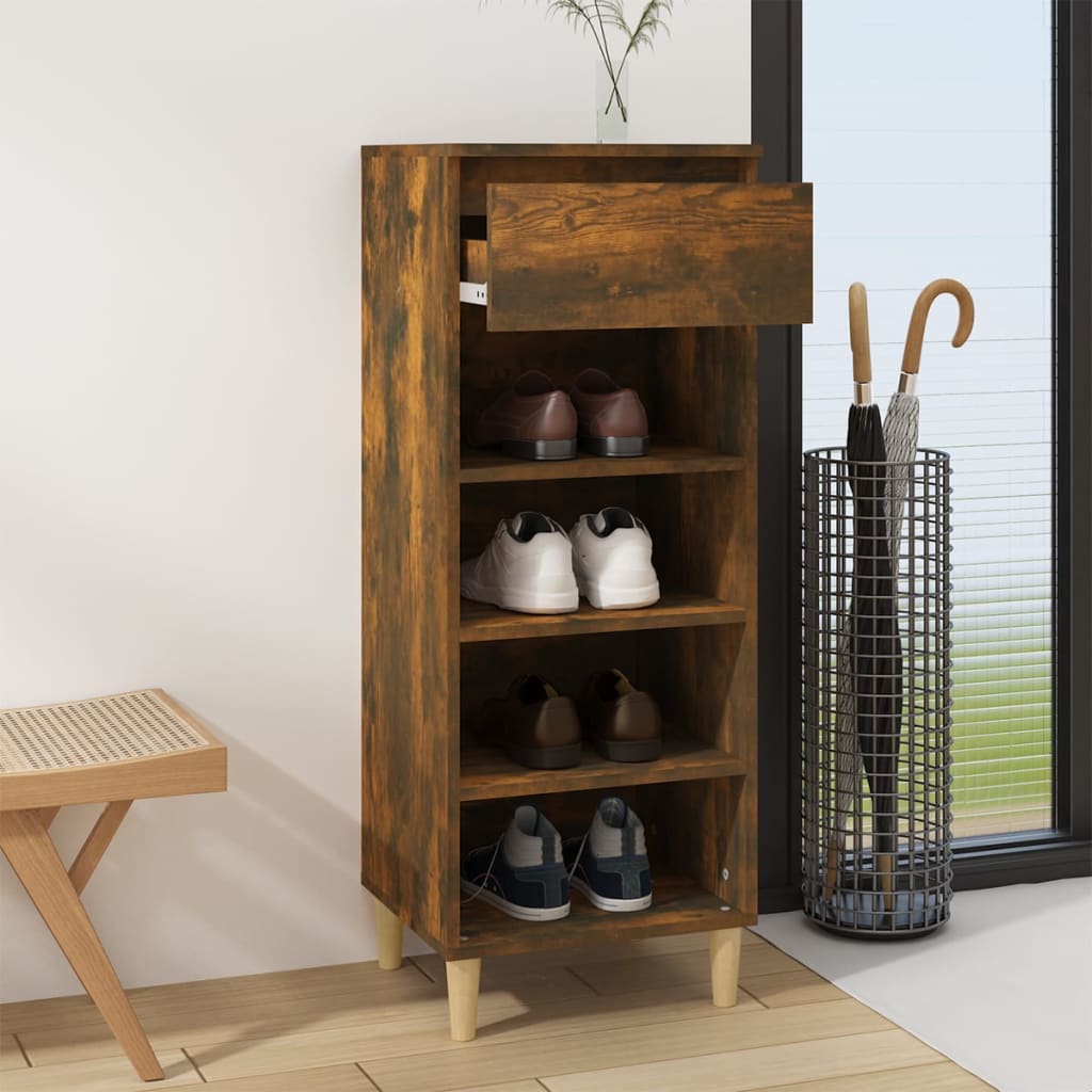 Schuhschrank Weiß 40x36x105 cm Holzwerkstoff