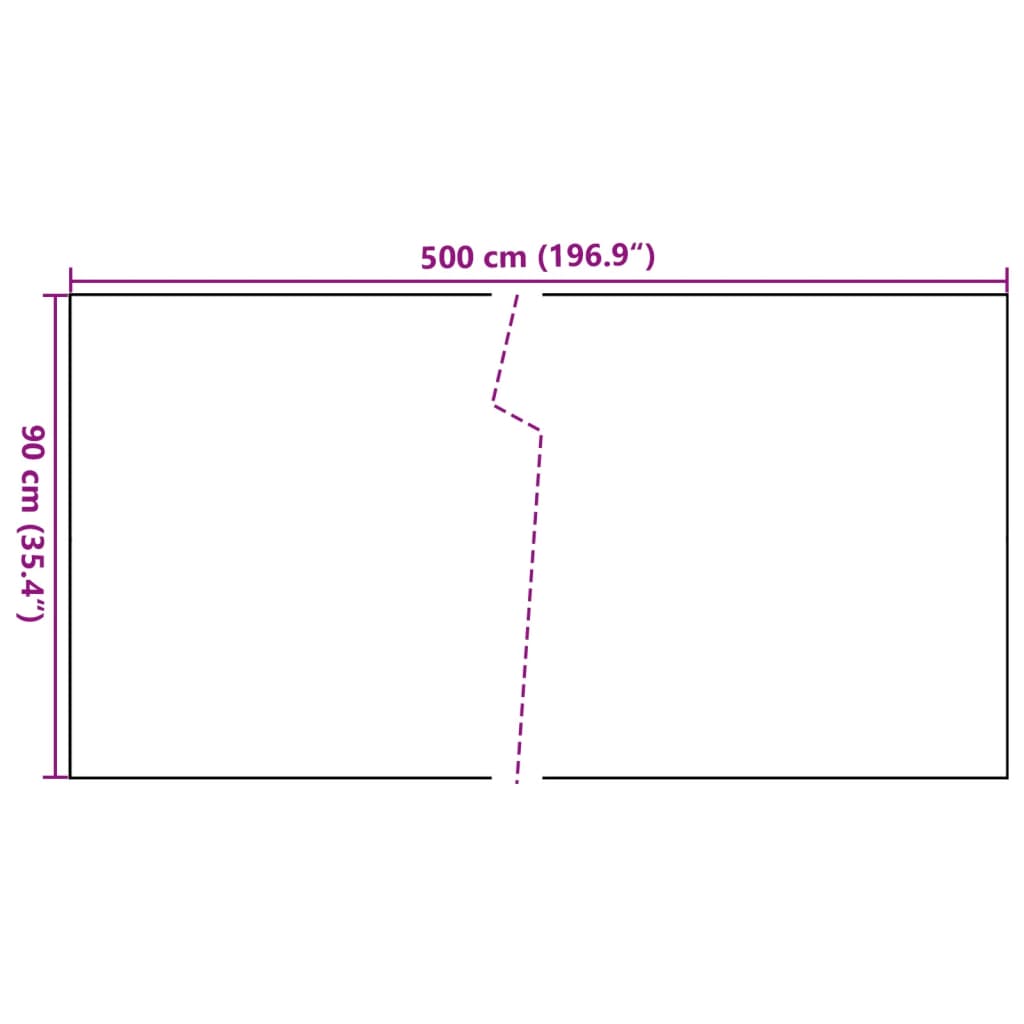 Balkon-Sichtschutz Anthrazit 300x90 cm Poly Rattan