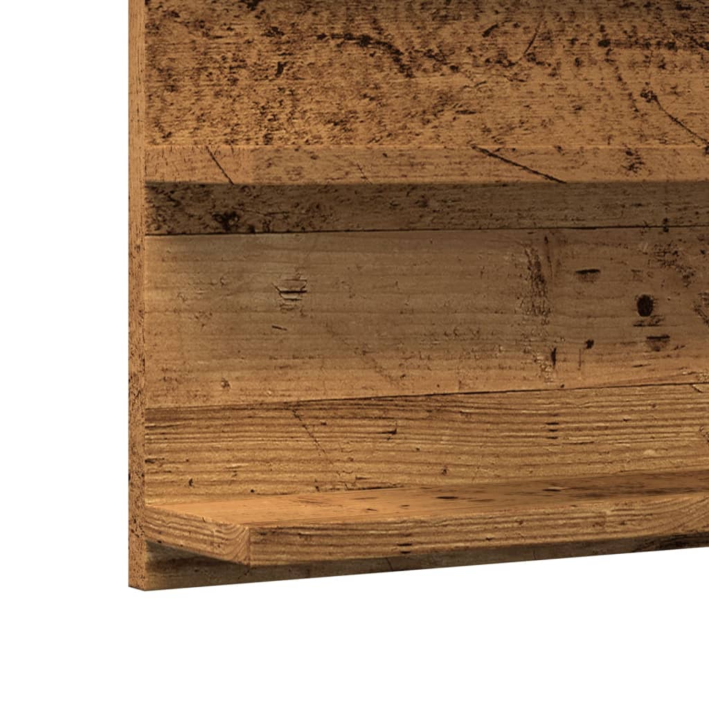 Badspiegel Weiß 90x10,5x45 cm Holzwerkstoff