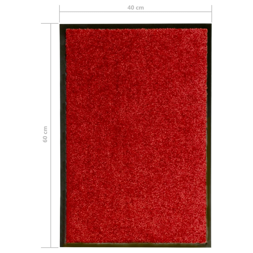 Fußmatte Waschbar Anthrazit 120x180 cm