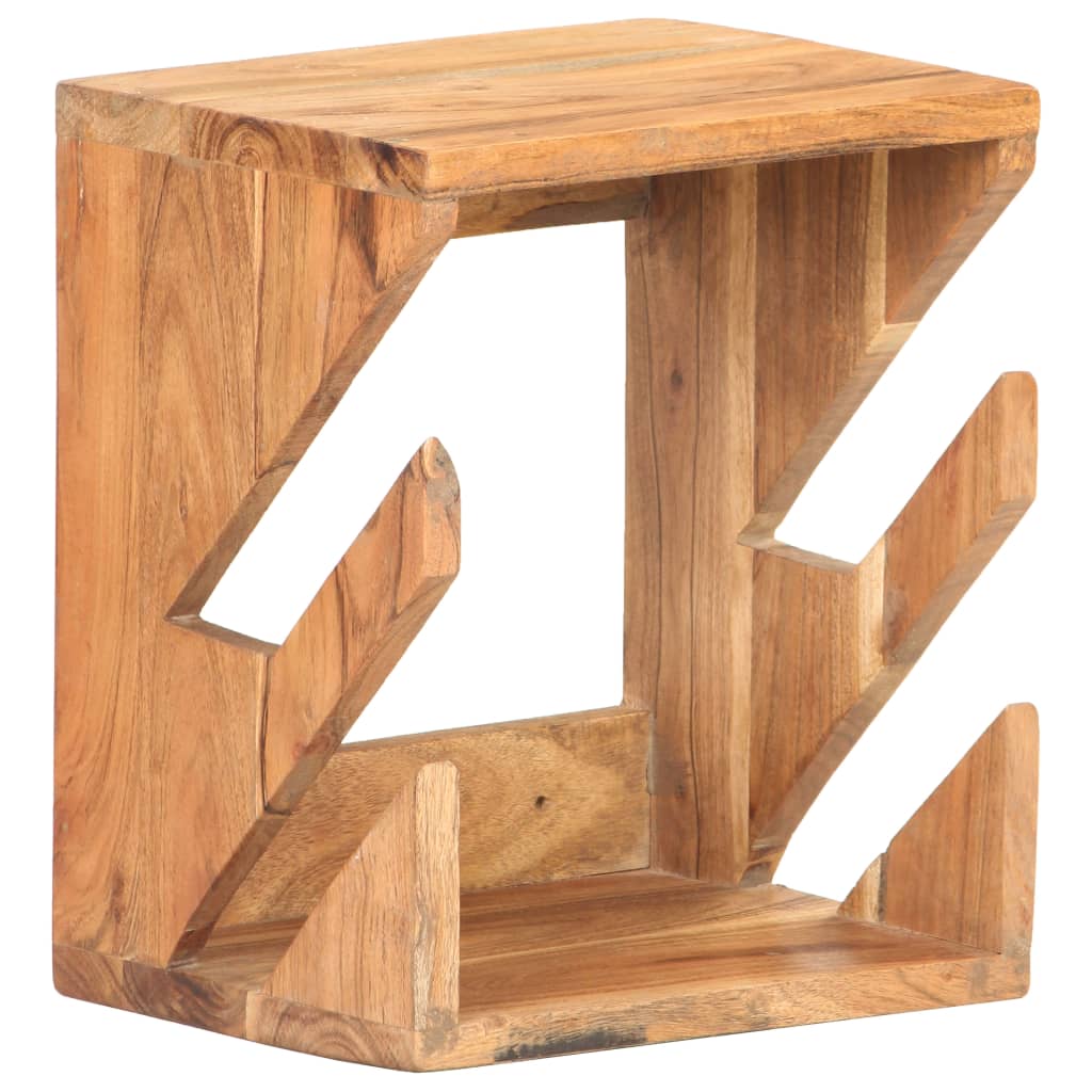 Skateboard Wandhalter 25x20x30 cm Recyceltes Massivholz