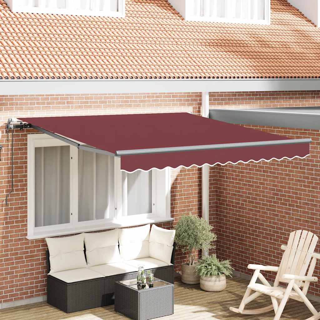 Markise Automatisch Einziehbar 350x250 cm Creme