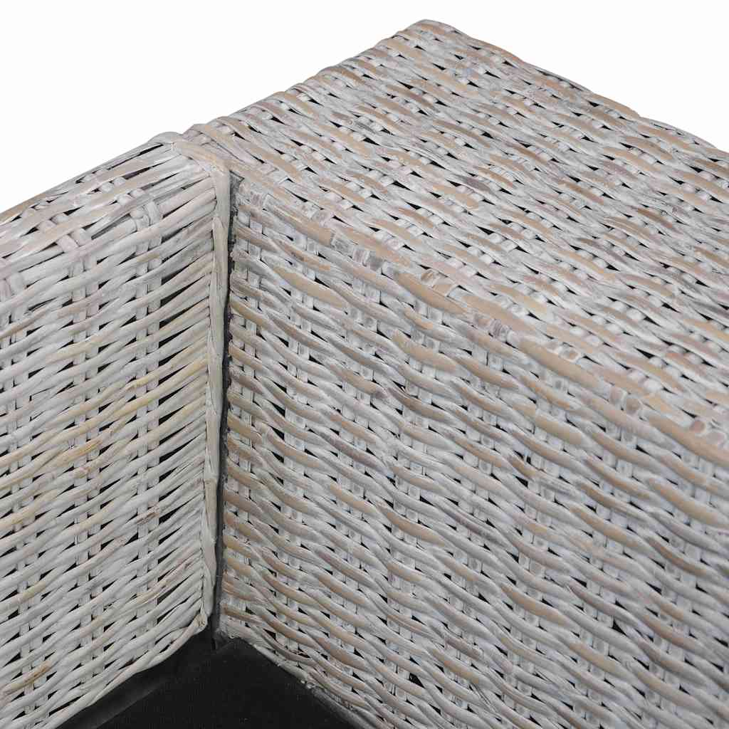 2-Sitzer Sofa Echtes Rattan