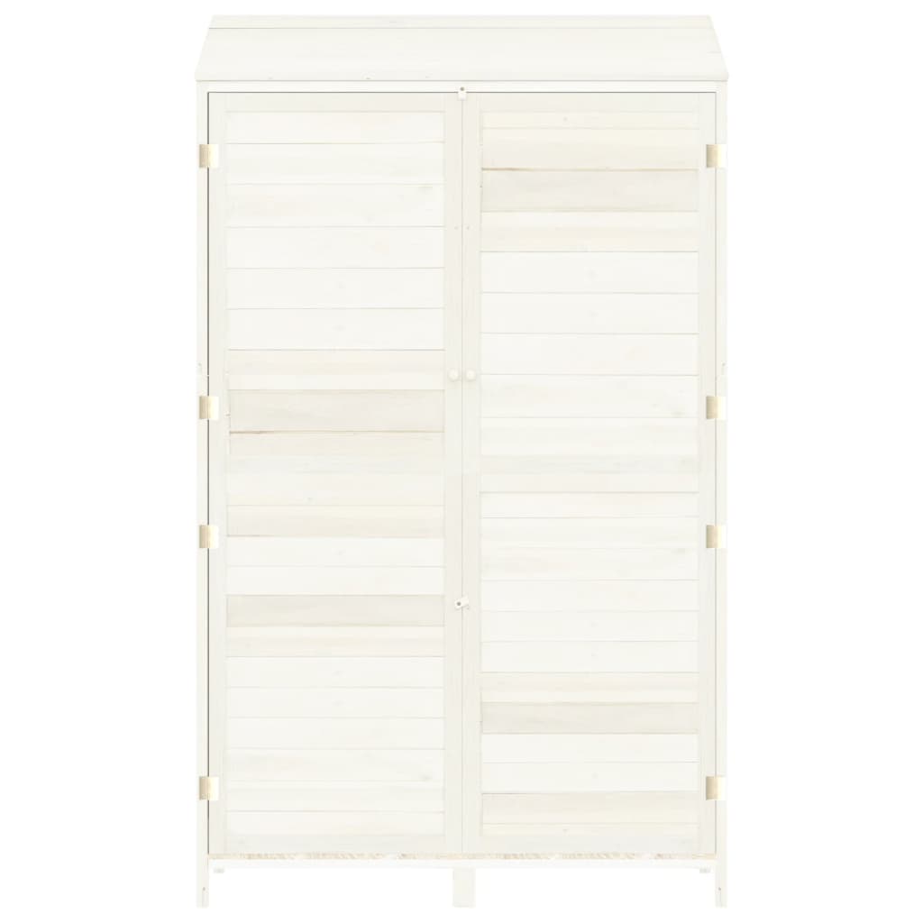 Geräteschuppen 55x52x174,5 cm Massivholz Tanne