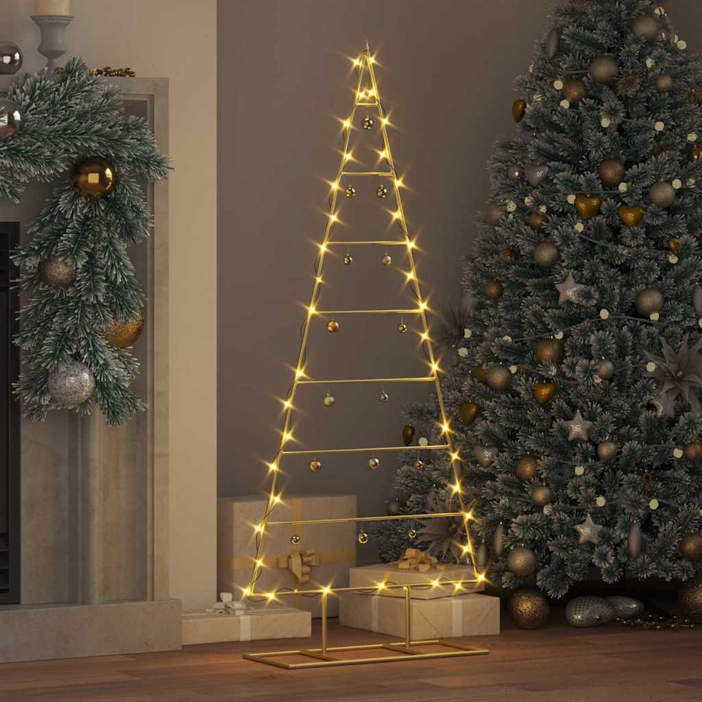 Metall Weihnachtsbaum Gold 60 cm Pulverbeschichteter Stahl