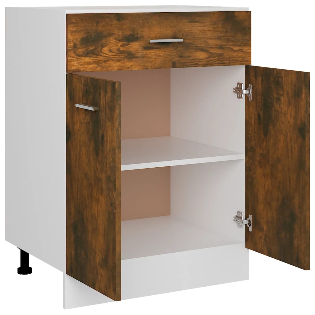 Unterschrank Lyon Weiß 60x46x81,5 cm Holzwerkstoff