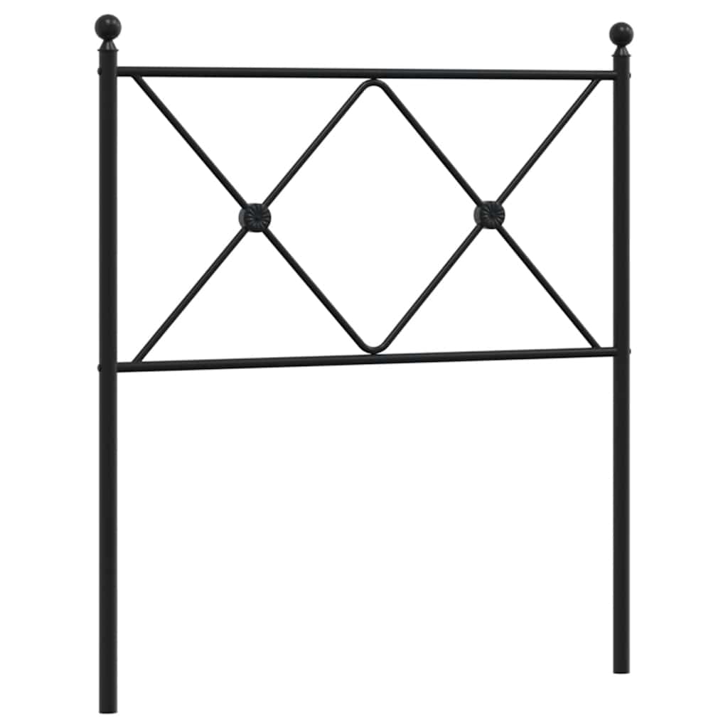 Ersatz-Kopfteil Metall Schwarz 75 cm