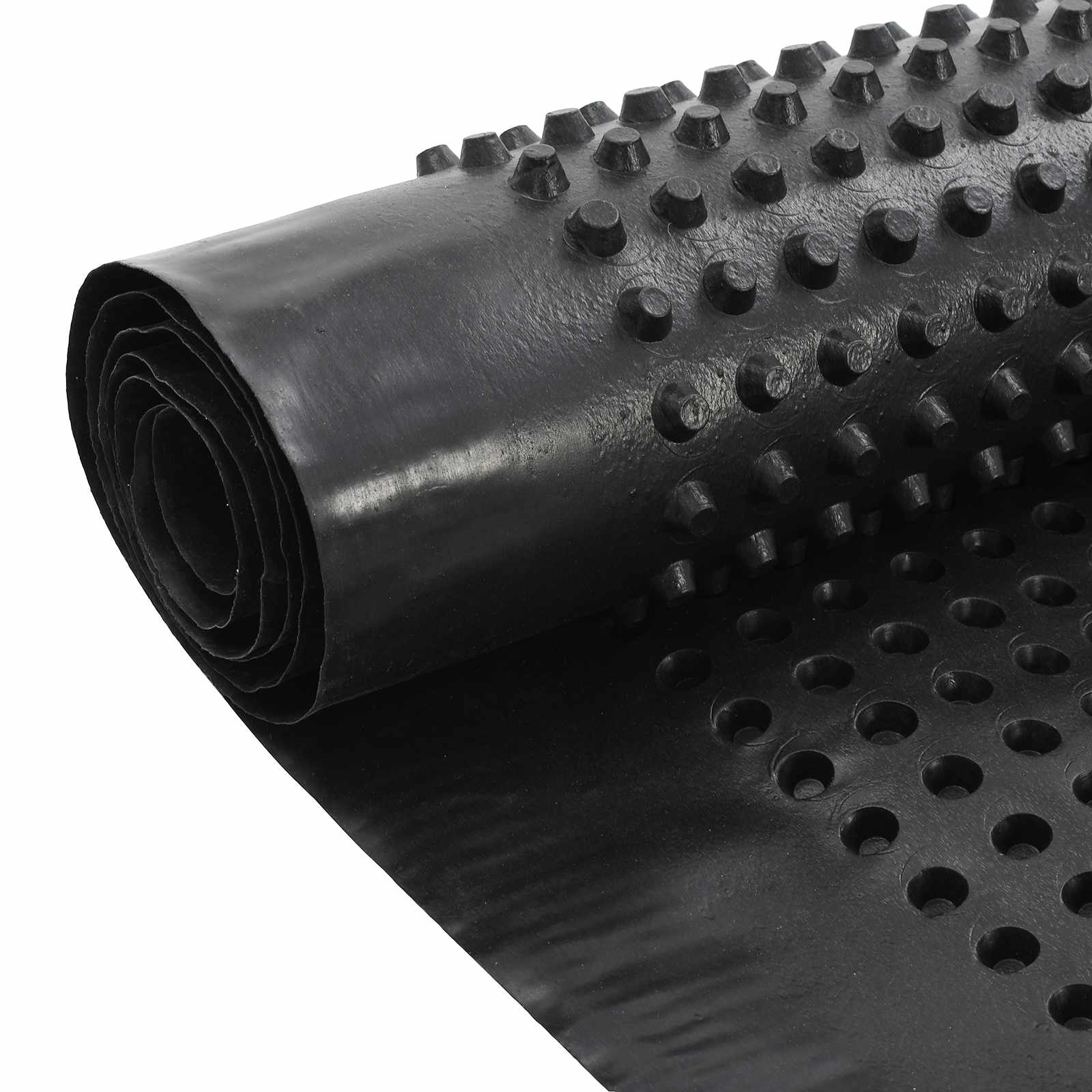 Dimpled Drainage Sheet Schwarz 0,5 x 20 m HDPE