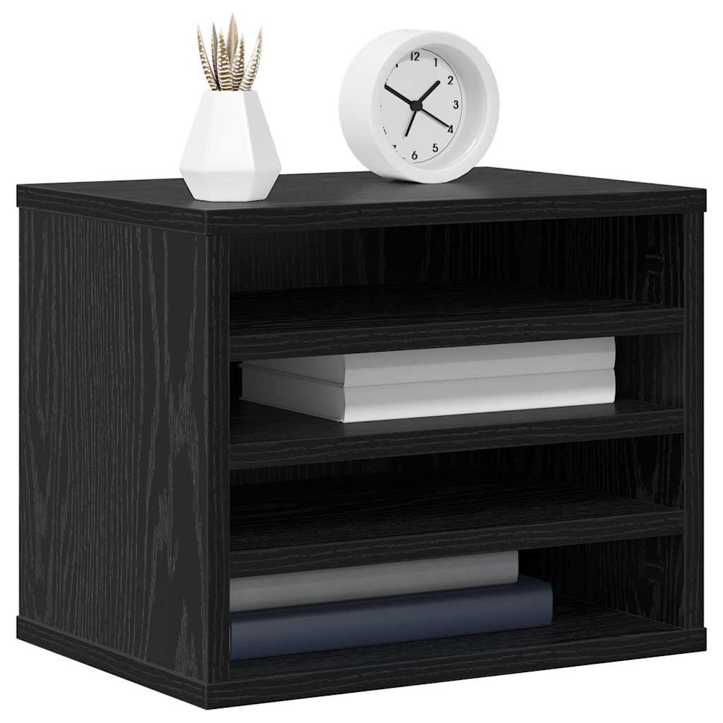 Schreibtisch-Organizer Weiß 36x26x29,5 cm Holzwerkstoff