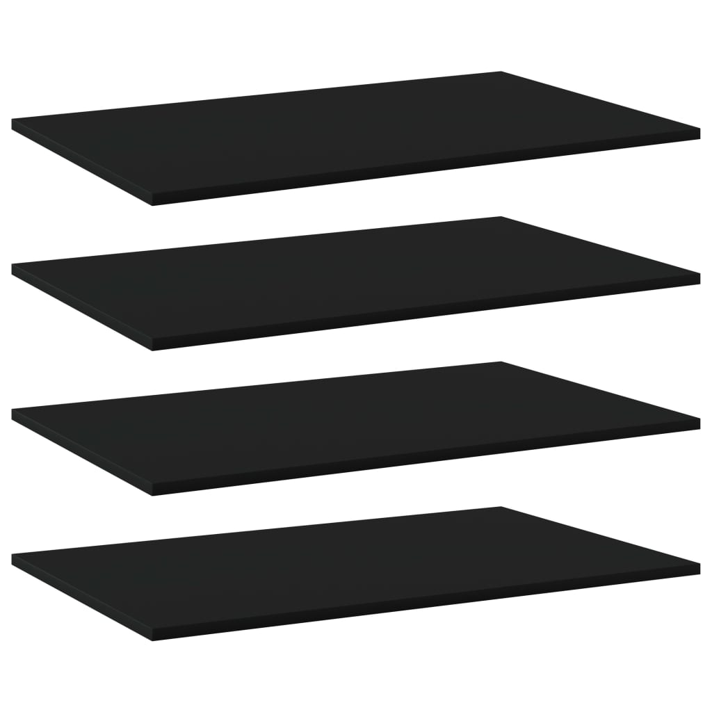 Bücherregal-Bretter 4 Stk. Weiß 40x10x1,5 cm Holzwerkstoff