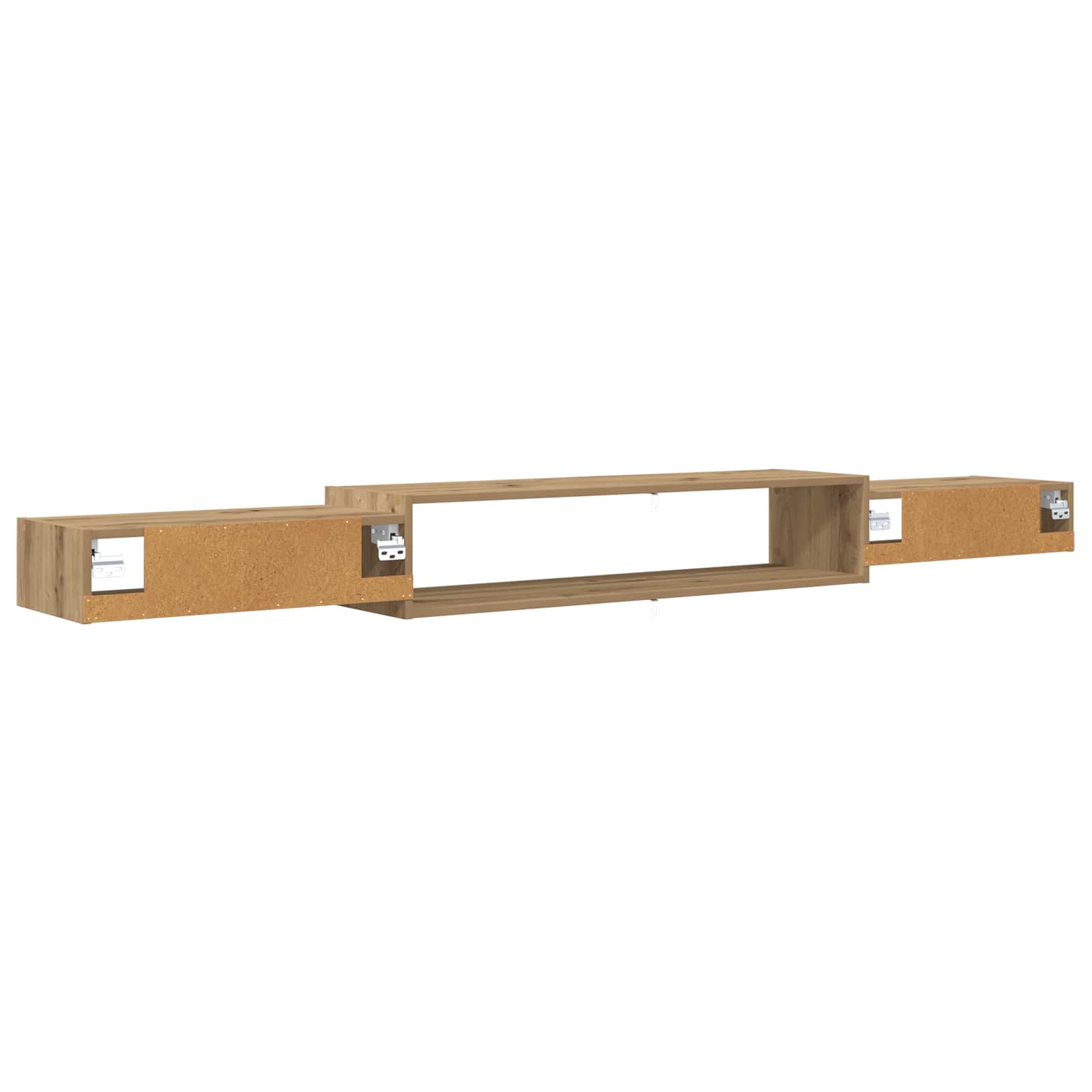 Wandmontierter TV-Schrank Wandhalterung Weiß 140 x 28 x 21 cm