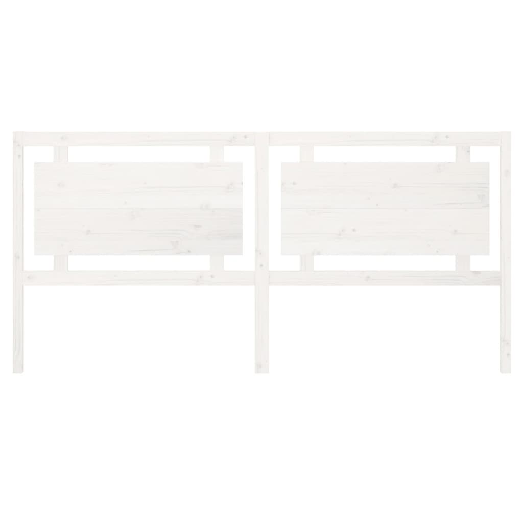 Kopfteil Grau 80,5x4x100 cm Massivholz Kiefer