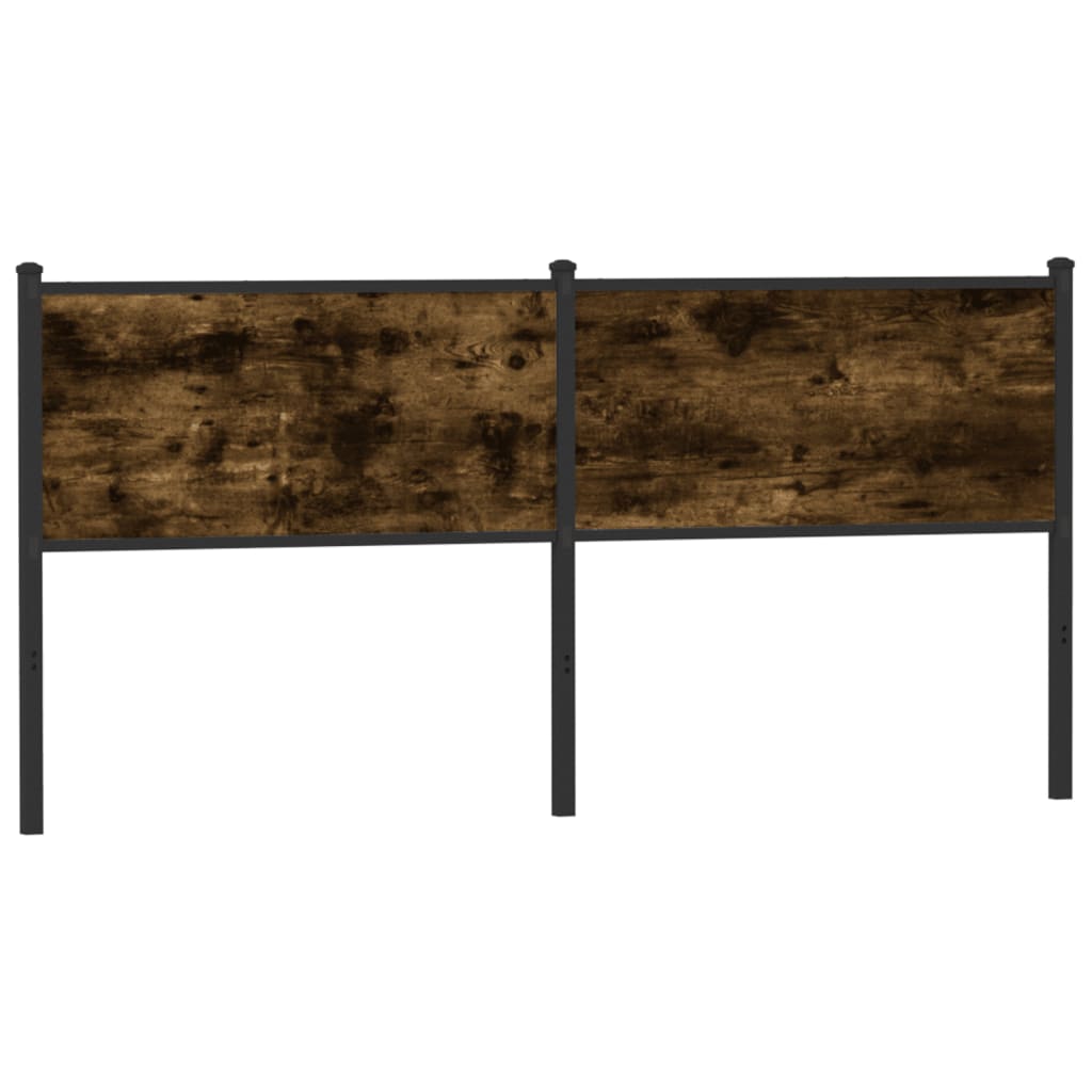 Ersatz-Kopfteil Räuchereiche 75 cm Holzwerkstoff und Stahl