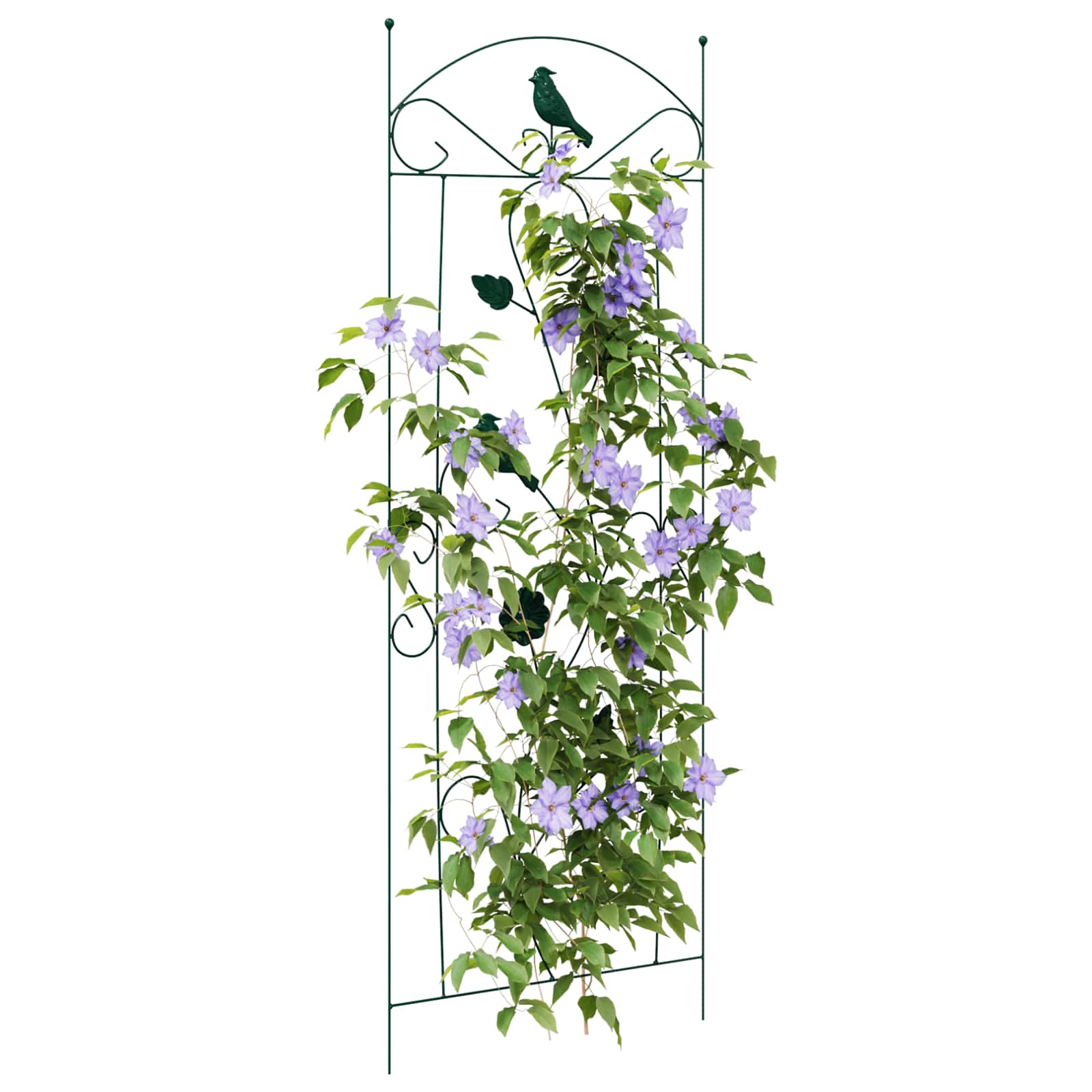 Gartenzaun mit Schloss 3 pcs Schwarz 112 x 39,5 cm Stahl