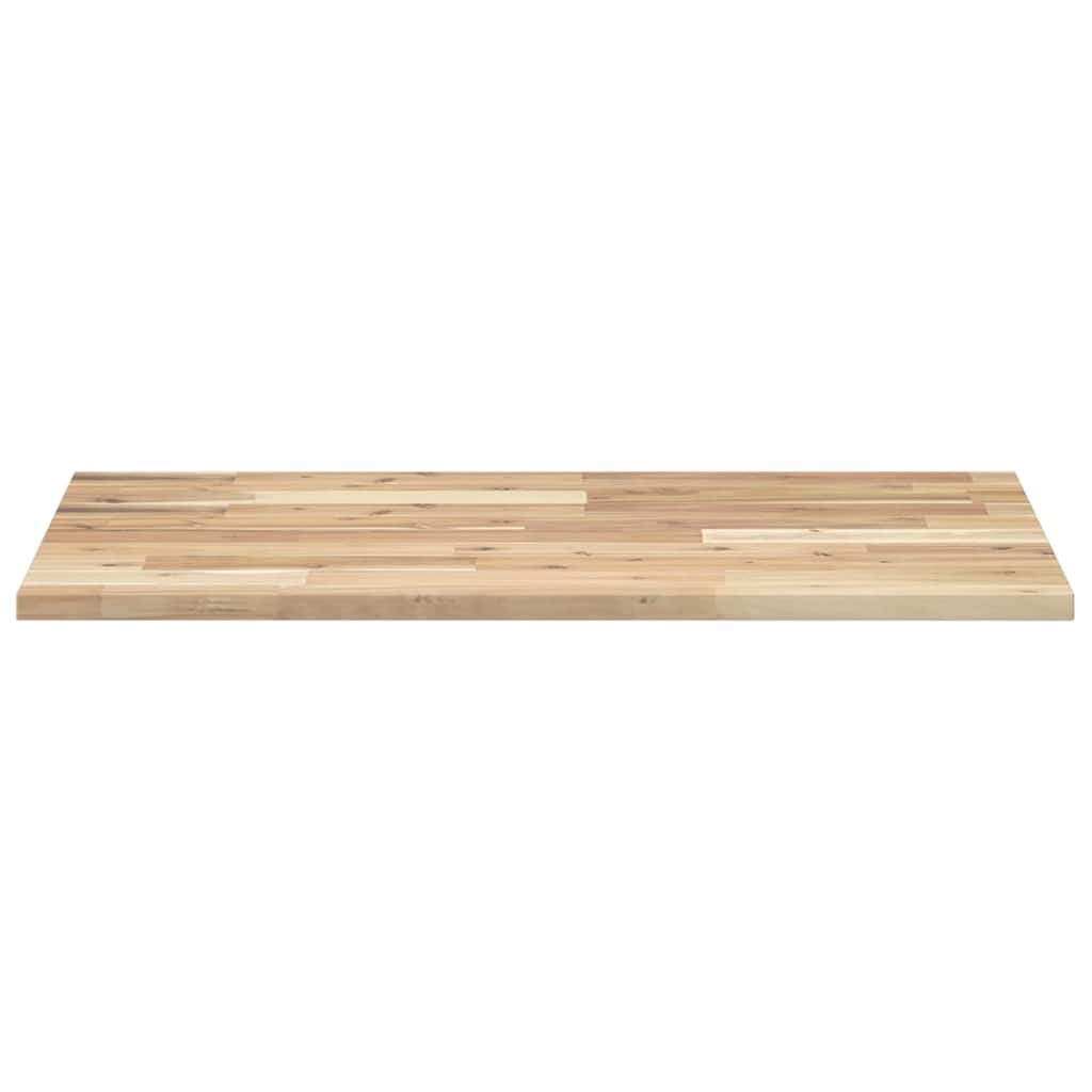 Tischplatte Rechteckig 60x50x2 cm Massivholz Akazie