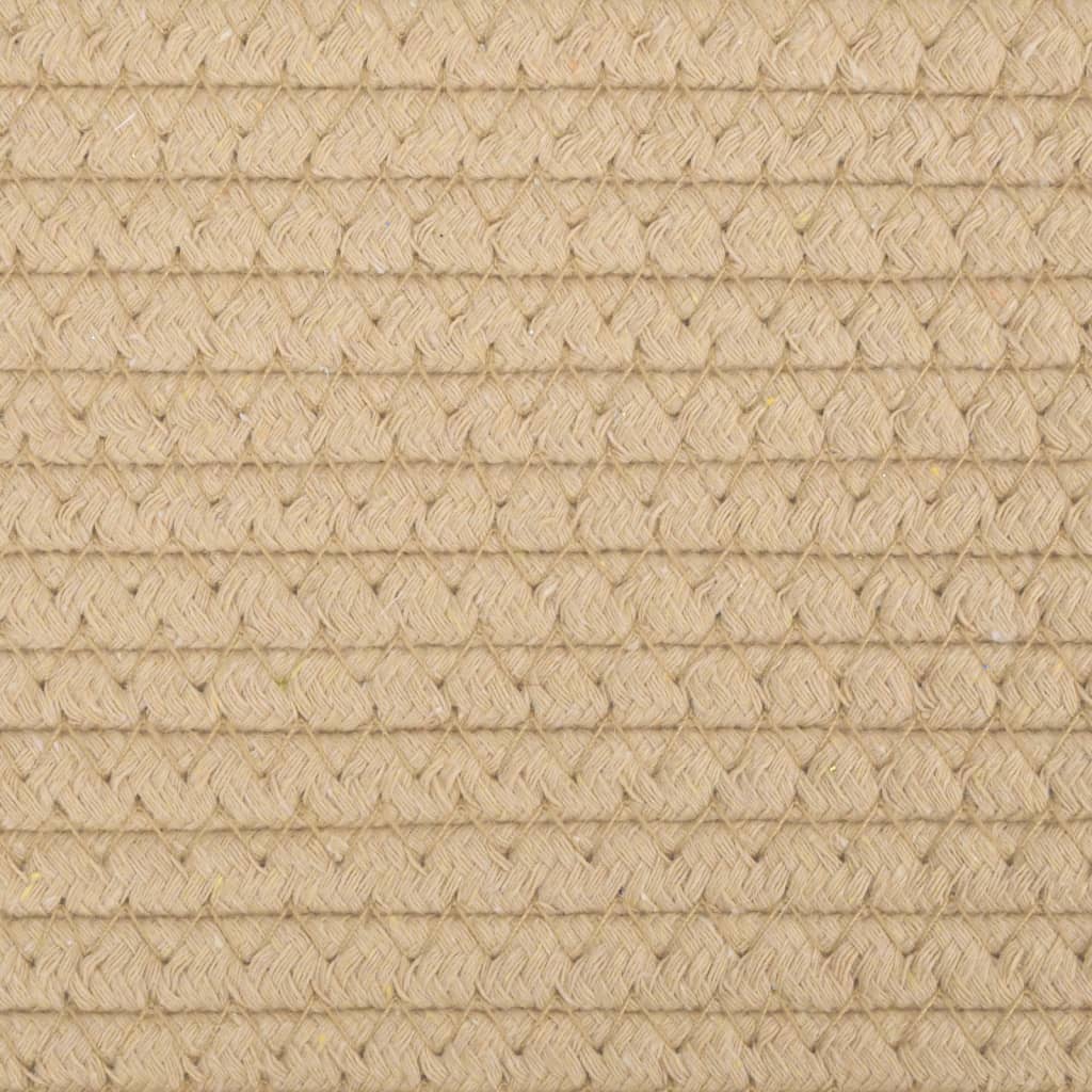 Aufbewahrungskörbe 2 Stk. Grau und Weiß Ø28x28 cm Baumwolle