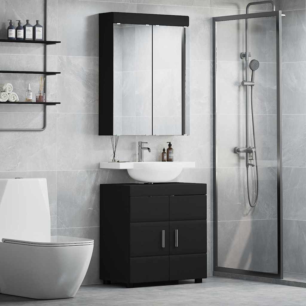 Badezimmermöbel-Set TULUM 2 pcs Weiß 60 x 34 x 63 cm