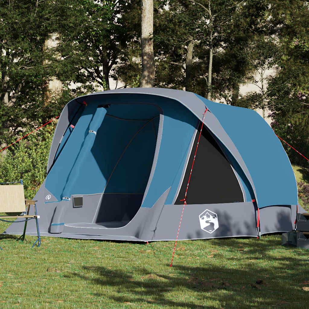 Campingzelt 4 Personen Grün Wasserdicht